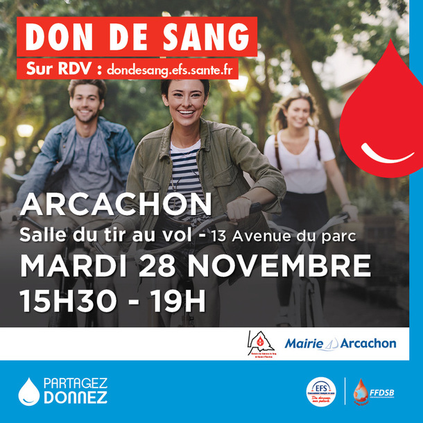 EFS - Collecte de sang - Arcachon